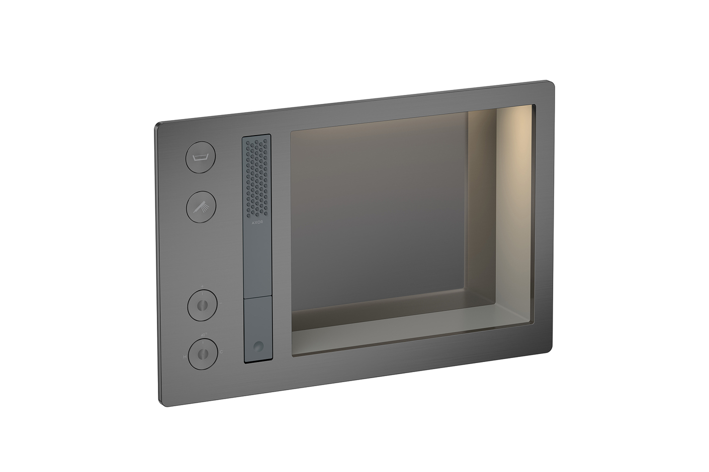 AXOR Incava Shower system 600/390 with thermostat for 2 functions for version with light | Brushed Bronze