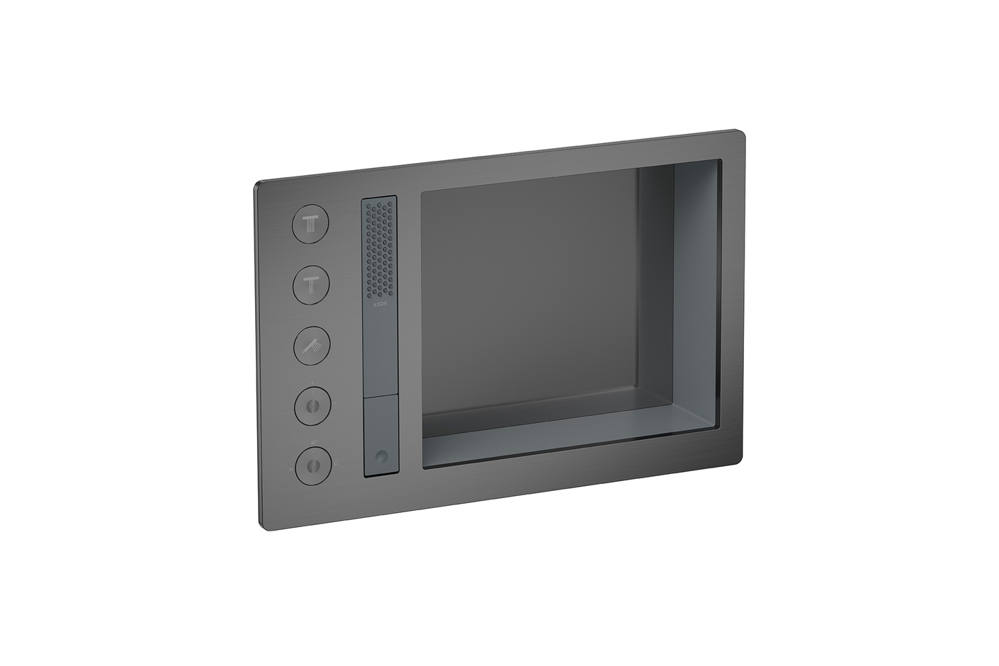 AXOR Incava Brausesystem 600/390 mit Thermostat für 3 Verbraucher | Brushed Bronze