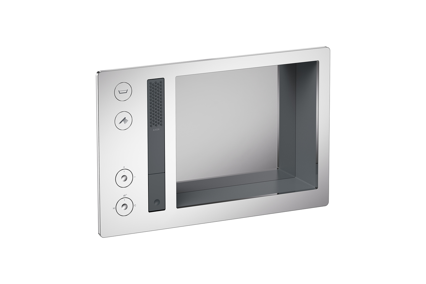AXOR Incava Shower system 600/390 with thermostat for 2 functions