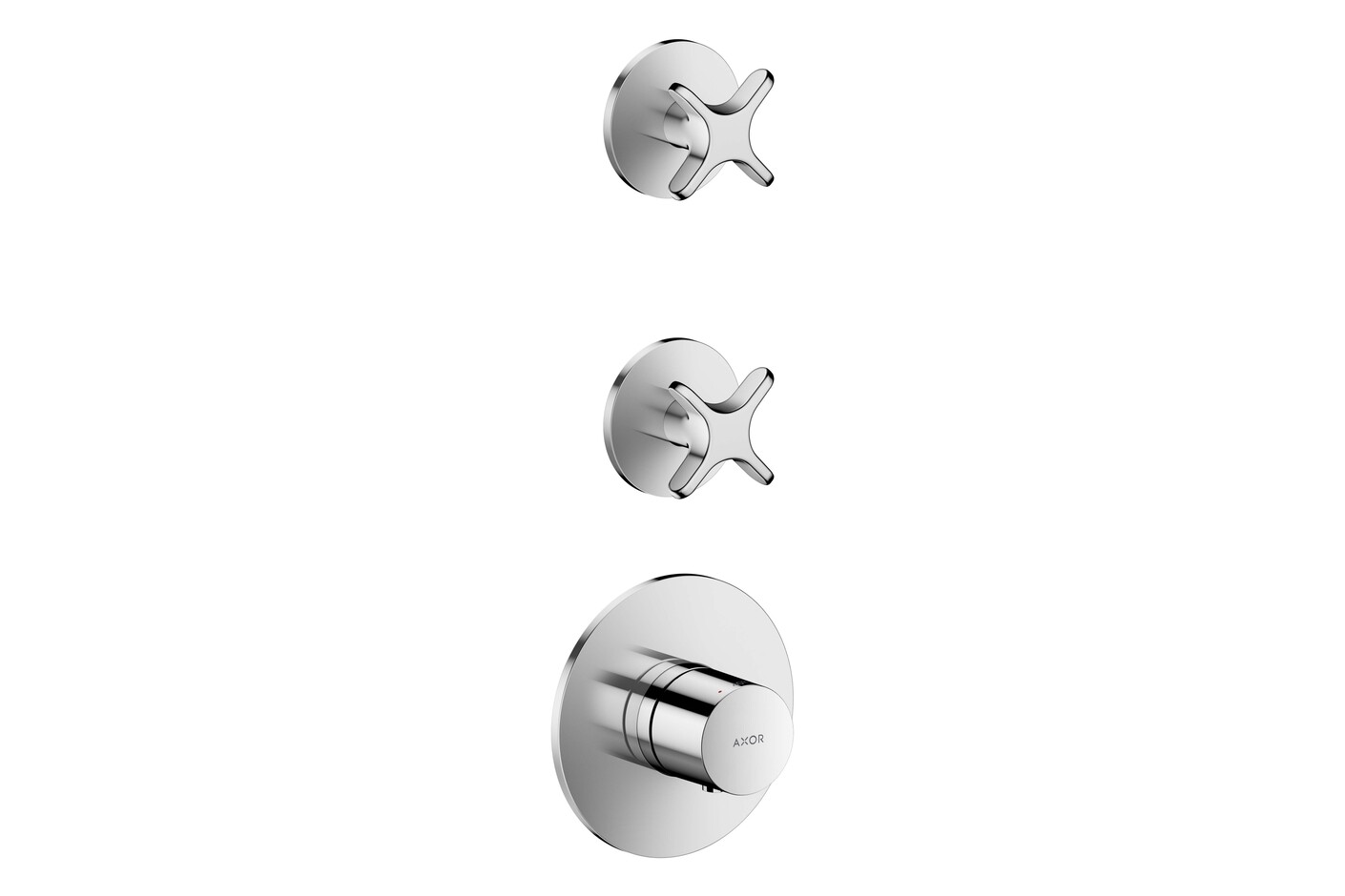 AXOR One Thermostatic module for concealed installation for 2 functions with cross handle