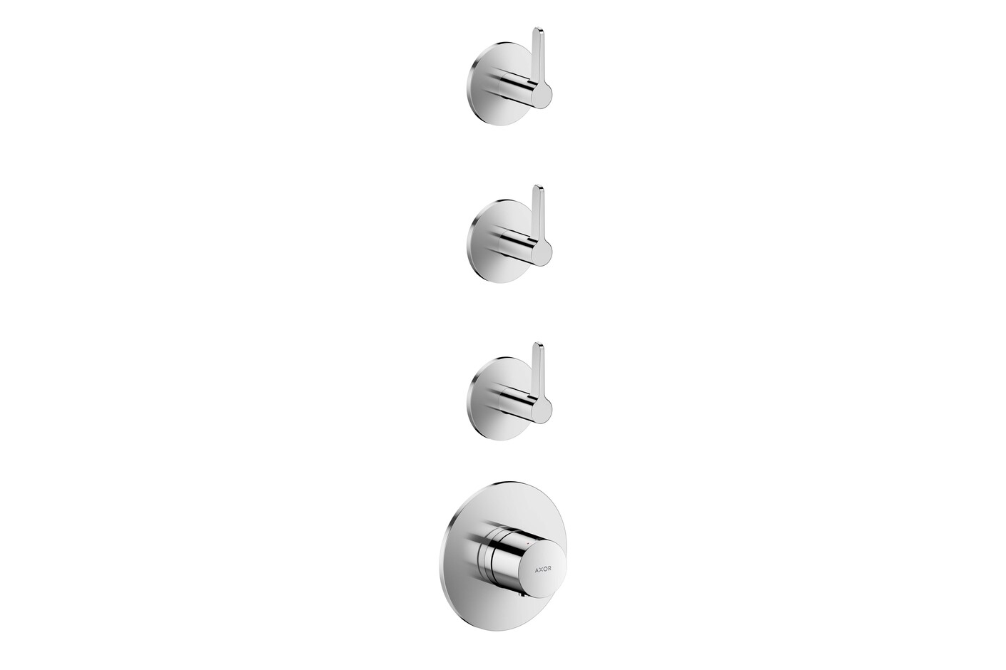 AXOR One Thermostatic module for concealed installation for 3 functions with lever handle