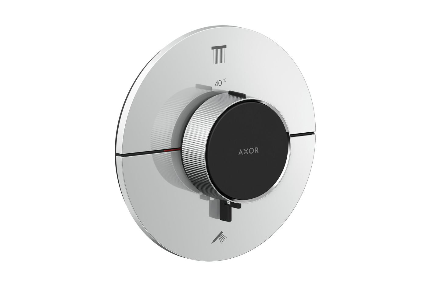 AXOR ShowerSelect ID Thermostat for concealed installation round for 2 functions