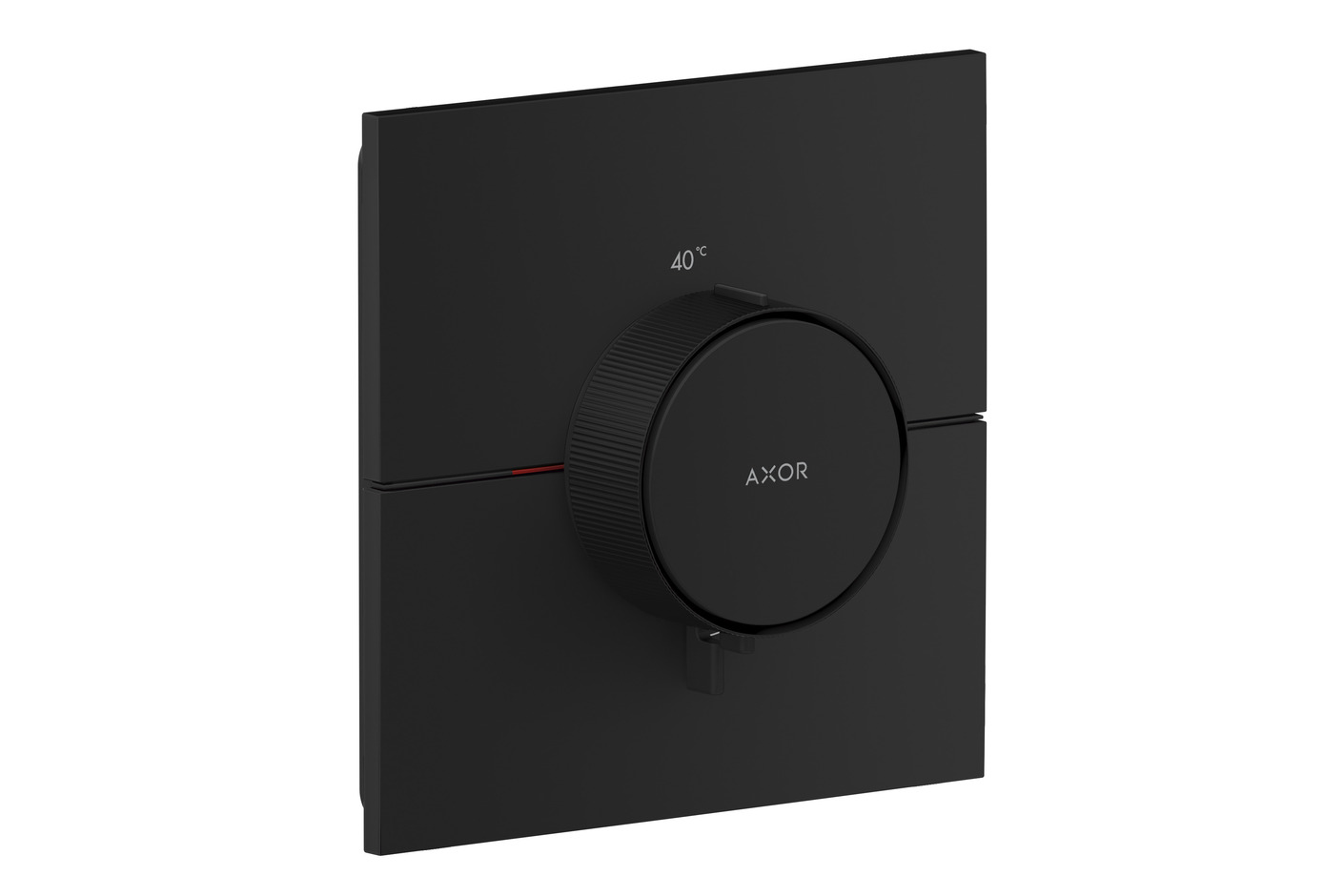 AXOR ShowerSelect ID Thermostat HighFlow for concealed installation square | Matt black
