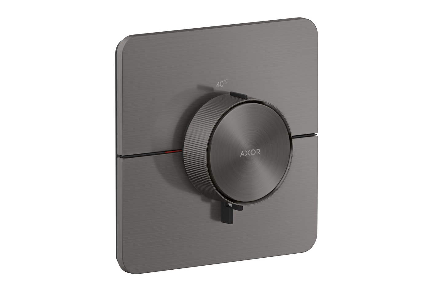 AXOR ShowerSelect ID Thermostat HighFlow for concealed installation softsquare | Brushed Black Chrome