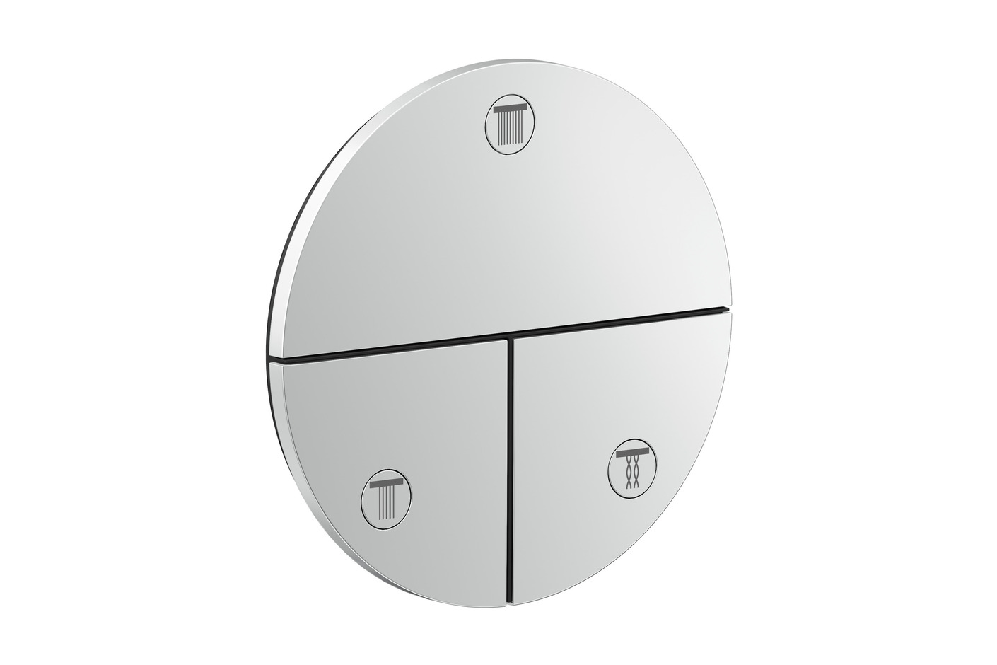 AXOR ShowerSelect ID Valve for concealed installation round for 3 functions