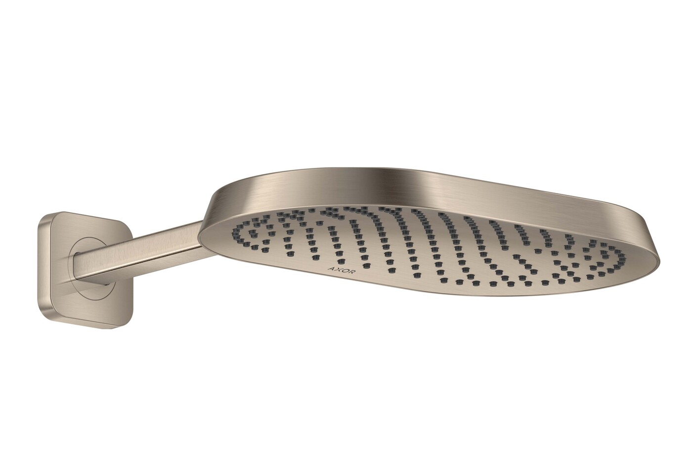 AXOR ShowerSphere Overhead shower 370/220 1jet with shower arm I Brushed Nickel