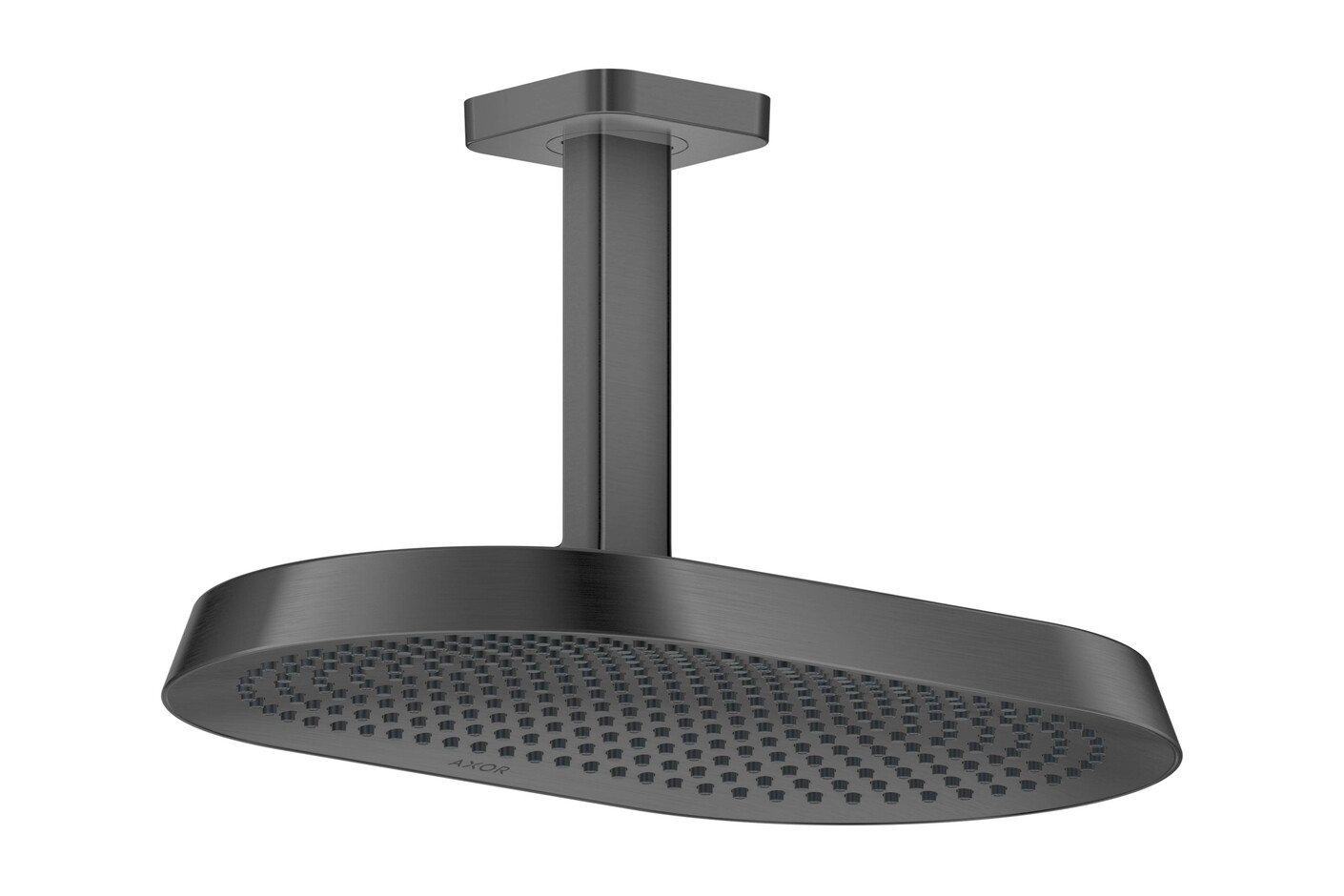 AXOR ShowerSphere Overhead shower 370/220 2jet with ceiling connector I Brushed Black Chrome