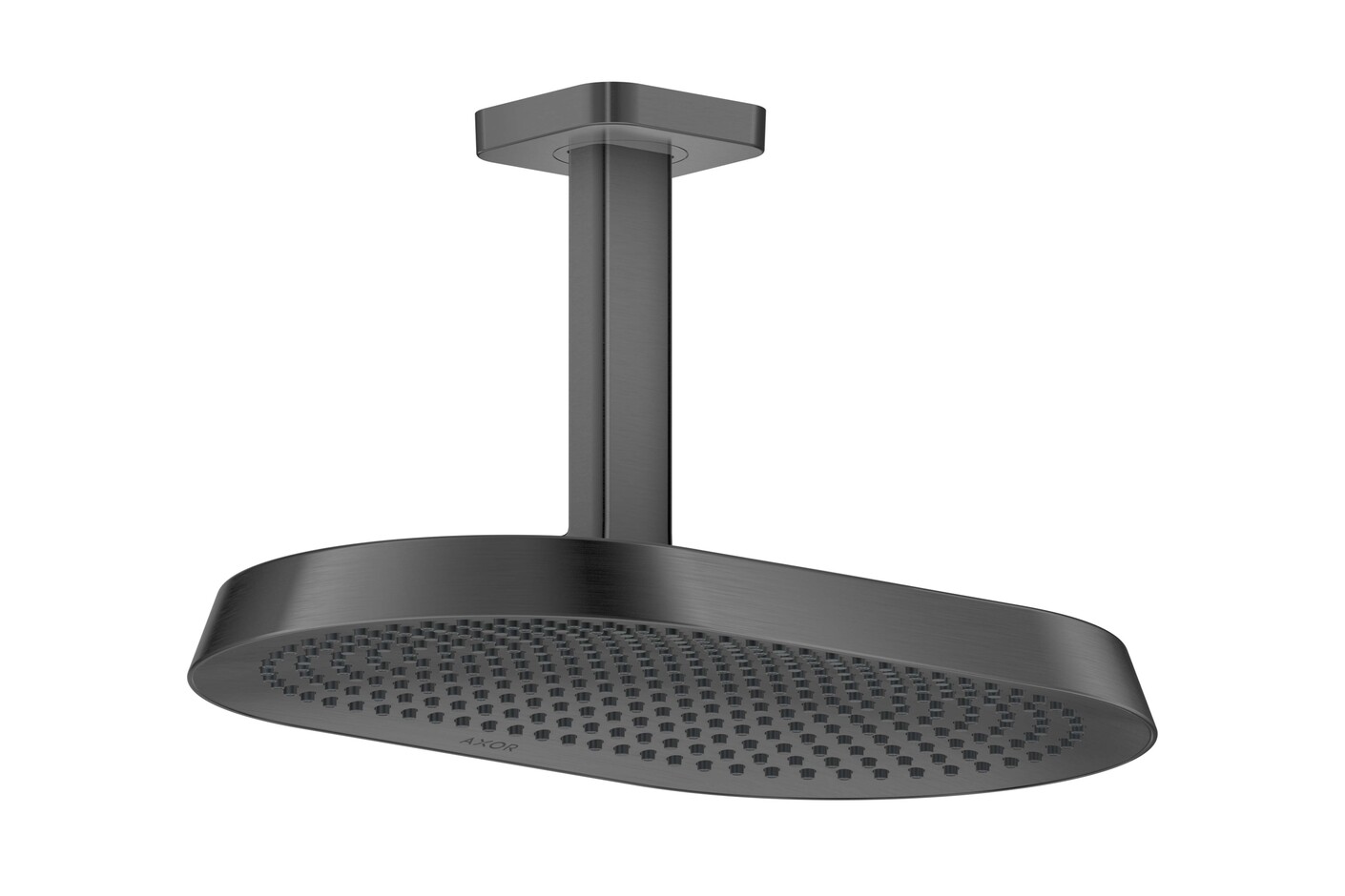 AXOR ShowerSphere Overhead shower 370/220 2jet EcoSmart with ceiling connector I Brushed Black Chrome