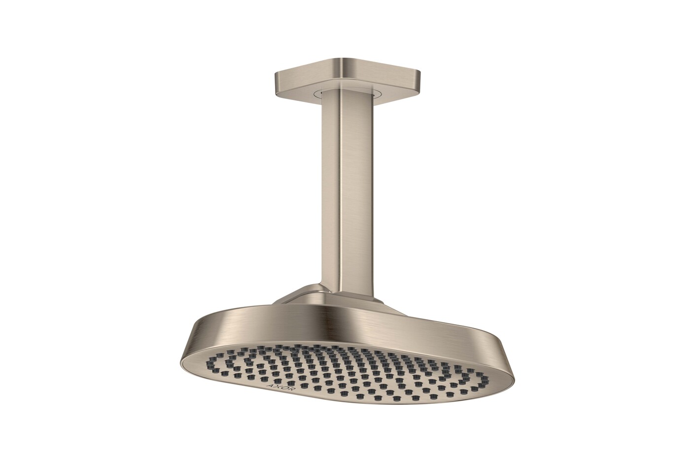 AXOR ShowerSphere Kopfbrause 250/160 1jet EcoSmart+ mit Deckenanschluss I Brushed Nickel