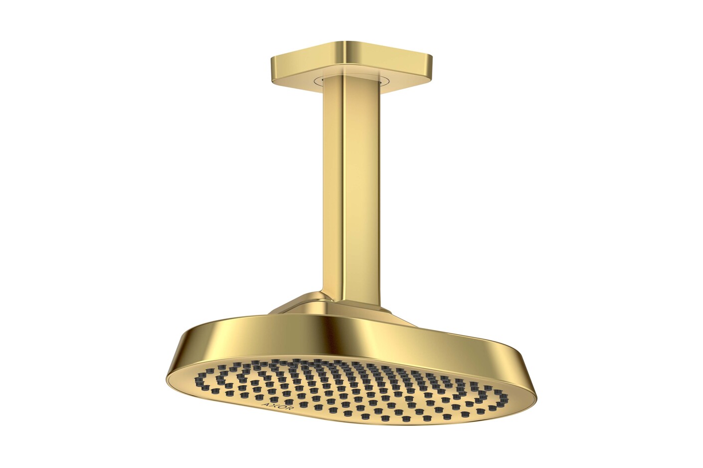AXOR ShowerSphere Overhead shower 250/160 1jet EcoSmart+ with conceiling connector I Polished Gold Optic