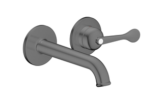 AXOR Archivio Single lever basin mixer for concealed installation wall-mounted with spout 160 mm | Brushed Black Chrome  by  AXOR