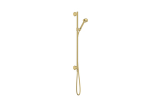 AXOR Archivio Brauseset 85 1jet EcoSmart mit Wandanschluss | Brushed Brass  von  AXOR