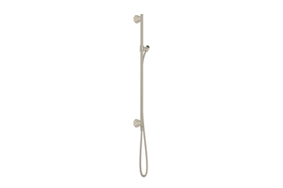 AXOR Archivio Brausestange 0,90 m mit Wandanschluss und Brauseschlauch 1,60 m | Brushed Nickel  von  AXOR
