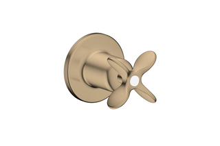 AXOR Archivio Absperrventil Unterputz mit Kreuzgriff | Brushed Bronze  von  AXOR
