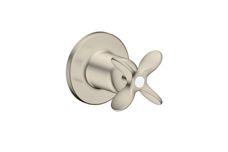 AXOR Archivio Absperrventil Unterputz mit Kreuzgriff | Brushed Nickel  von  AXOR