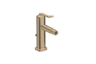AXOR Archivio Single lever bidet mixer with pop-up waste set | Brushed Bronze  by  AXOR
