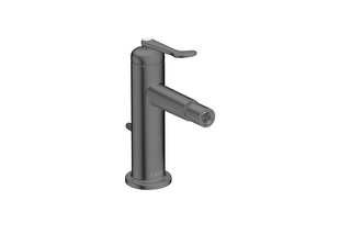 AXOR Archivio Single lever bidet mixer with pop-up waste set | Brushed Black Chrome  by  AXOR