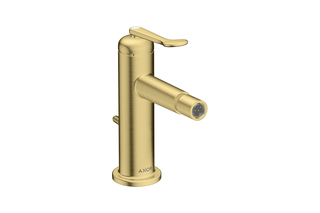 AXOR Archivio Single lever bidet mixer with pop-up waste set | Brushed Brass  by  AXOR