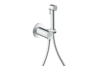AXOR Bidette Showers Bidette hand shower 1jet round for mixed water with shower holder and shower hose 1.25 m  by  AXOR