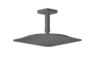 AXOR Citterio C Overhead shower 270/270 1jet with ceiling connector | Brushed Black Chrome  by  AXOR