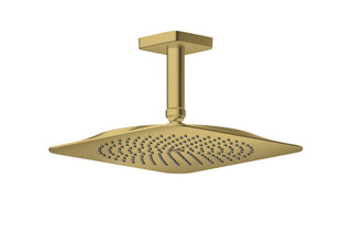 AXOR Citterio C Overhead shower 270/270 1jet with ceiling connector | Polished Gold Optic  by  AXOR