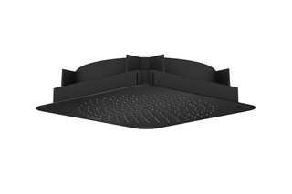 AXOR Citterio C Overhead shower 270/270 1jet EcoSmart+ ceiling integrated | Matt black  by  AXOR