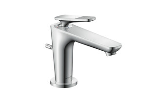 AXOR Citterio C Single lever basin mixer 90 with CoolStart for hand washbasins and pop-up waste set - cubic cut  by  AXOR