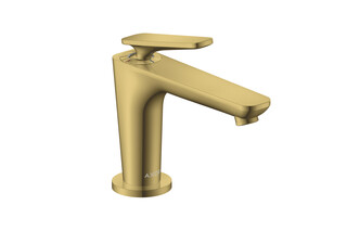 AXOR Citterio C Single lever basin mixer 90 with CoolStart for hand washbasins and waste set | Polished Gold Optic  by  AXOR