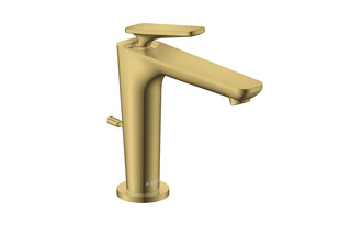 AXOR Citterio C Single lever basin mixer 125 with CoolStart and pop-up waste set | Polished Gold Optic  by  AXOR