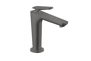 AXOR Citterio C Single lever basin mixer 125 with CoolStart and waste set | Brushed Black Chrome  by  AXOR
