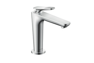 AXOR Citterio C Single lever basin mixer 125 with CoolStart and waste set - cubic cut  by  AXOR