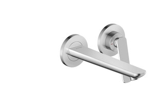 AXOR Citterio C Single lever basin mixer for concealed installation wall-mounted with spout 195 mm  by  AXOR