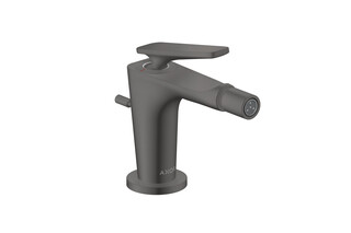AXOR Citterio C Single lever bidet mixer with pop-up waste set | Brushed Black Chrome  by  AXOR