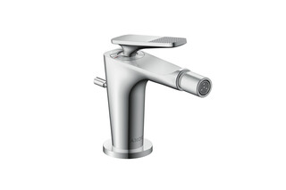 AXOR Citterio C Single lever bidet mixer with pop-up waste set - cubic cut  by  AXOR