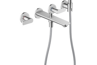 AXOR Citterio C 3-hole bath mixer for concealed installation wall-mounted with hand shower  by  AXOR