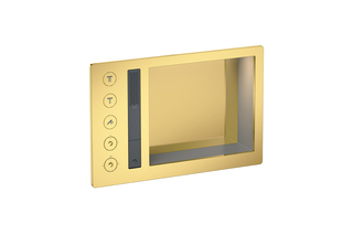 AXOR Incava Shower system 600/390 with thermostat for 3 functions for version with light | Polished Gold Optic  by  AXOR