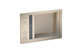 AXOR Incava Shower system 600/390 with thermostat for 2 functions for version with light | Brushed Nickel  by  AXOR