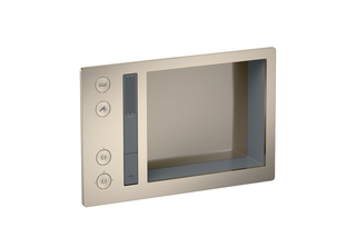AXOR Incava Shower system 600/390 with thermostat for 2 functions | Brushed Nickel  by  AXOR