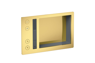 AXOR Incava Shower system 600/390 with thermostat for 2 functions | Polished Gold Optic  by  AXOR