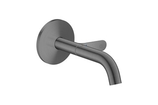 AXOR One Basin mixer for concealed installation wall-mounted Select with spout 160 mm I Brushed Black Chrome  by  AXOR