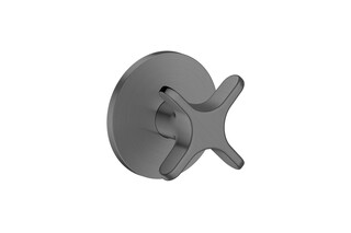 AXOR One Absperrventil Unterputz mit Kreuzgriff I Brushed Black Chrome  von  AXOR