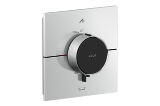 AXOR ShowerSelect ID Thermostat for concealed installation square for 2 functions with integrated security combination according to EN1717  by  AXOR