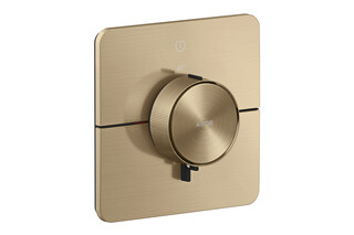 AXOR ShowerSelect ID Thermostat for concealed installation softsquare for 1 function | Brushed Bronze  by  AXOR
