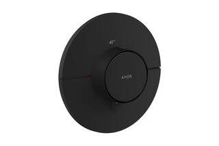 AXOR ShowerSelect ID Thermostat HighFlow for concealed installation round | Matt black  by  AXOR