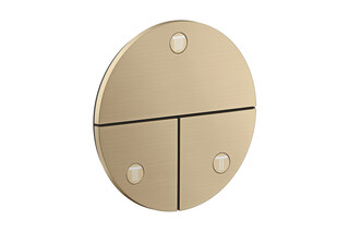 AXOR ShowerSelect ID Valve for concealed installation round for 3 functions | Brushed Bronze  by  AXOR