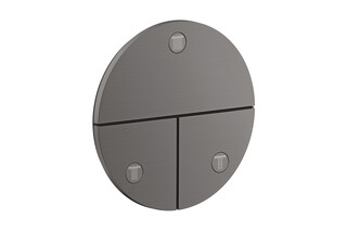 AXOR ShowerSelect ID Valve for concealed installation round for 3 functions | Brushed Black Chrome  by  AXOR