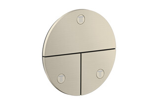 AXOR ShowerSelect ID Valve for concealed installation round for 3 functions | Brushed Nickel  by  AXOR
