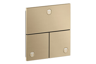 AXOR ShowerSelect ID Valve for concealed installation square for 3 functions | Brushed Bronze  by  AXOR