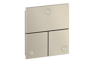 AXOR ShowerSelect ID Valve for concealed installation square for 3 functions | Brushed Nickel  by  AXOR