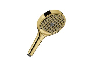 AXOR ShowerSolutions Handbrause 130 3jet EcoSmart+ I Polished Gold Optic  von  AXOR